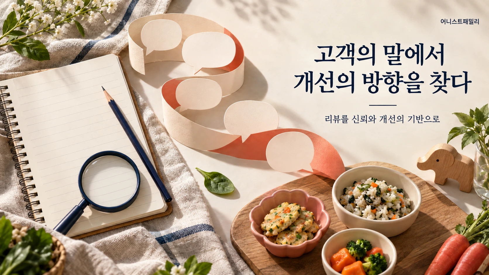 리뷰가 개선의 기반이 되고 신뢰도 이탈을 줄여줍니다