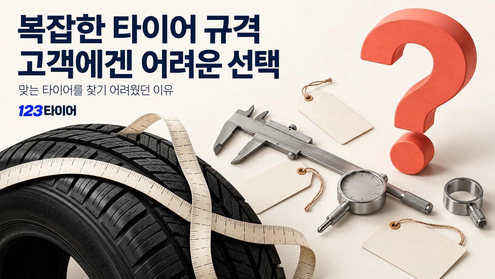 복잡한 사이즈 때문에 맞는 타이어를 찾기 힘들었던 고객