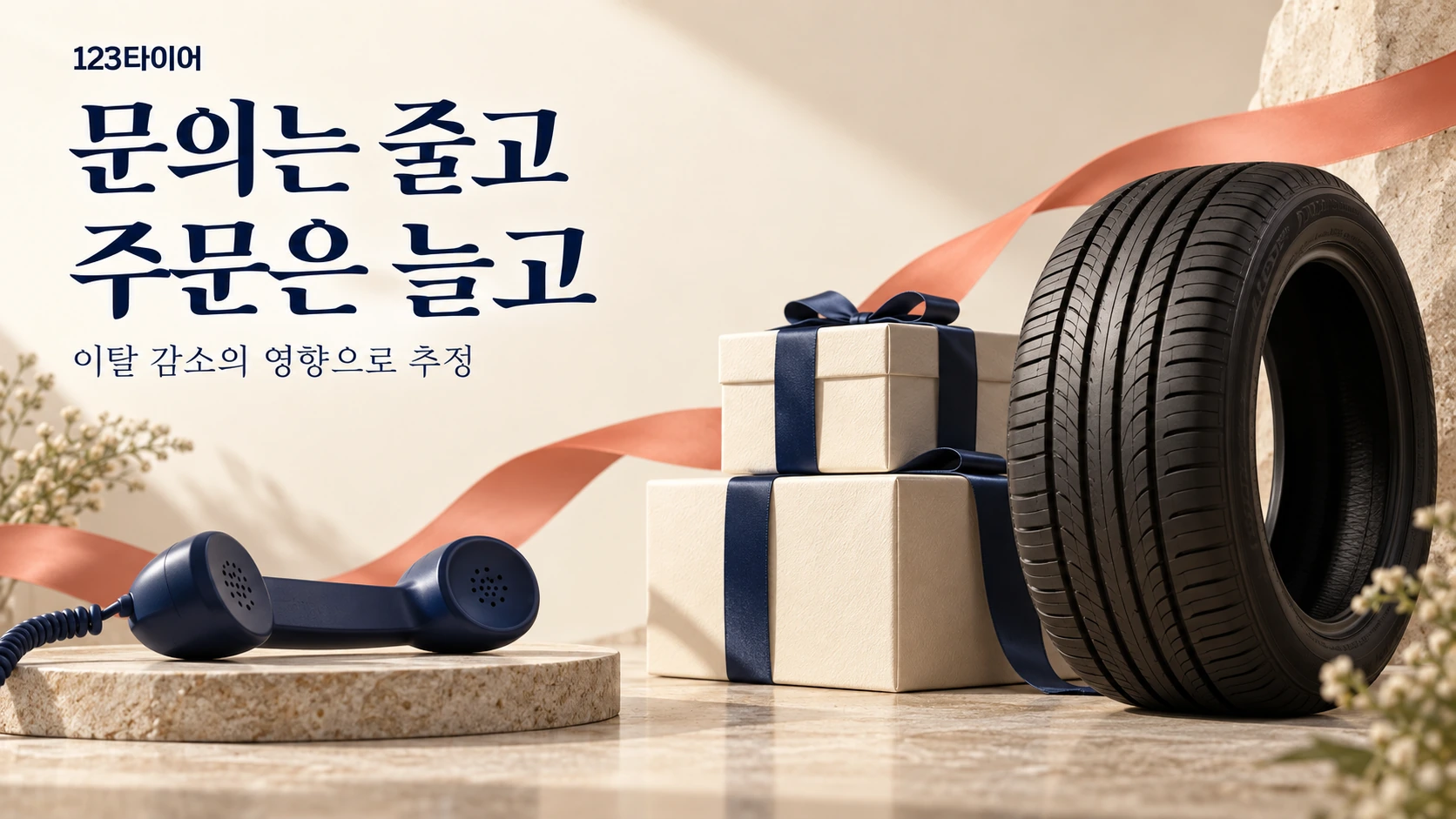 고객센터 문의량이 줄었고 주문량이 상승함 (주문량이 늘어난 이유가 이탈률이 줄어들어서 그런것이라 추측)